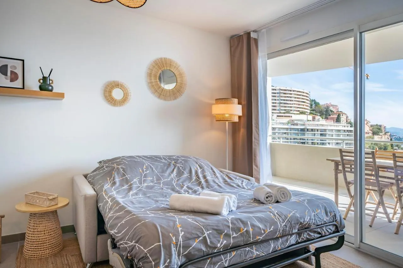 Ferienwohnung Terrasse Vue Mer, 5Mn Monaco, Parking - An Beausoleil 0*,
